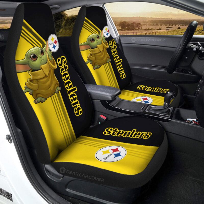 Pittsburgh Steelers Car Seat Covers Baby Yoda Car Accessories