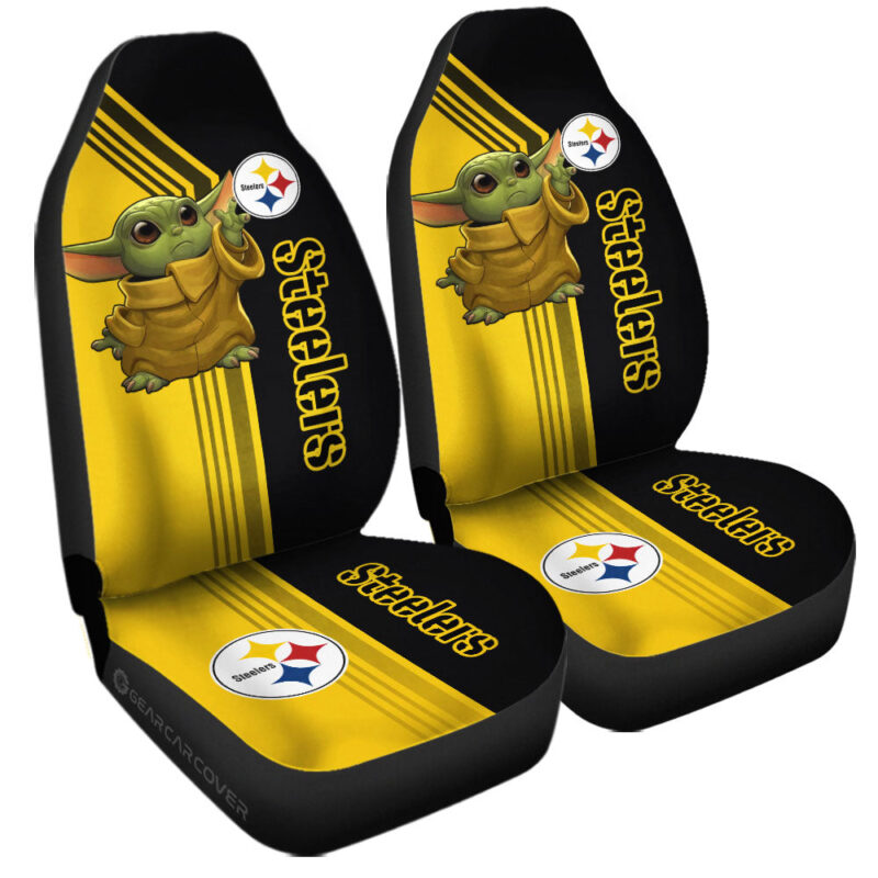 Pittsburgh Steelers Car Seat Covers Baby Yoda Car Accessories