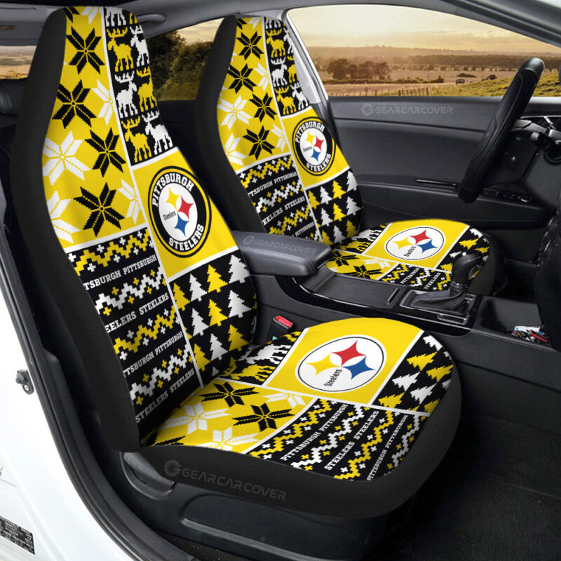 Pittsburgh Steelers Car Seat Covers Custom Ugly Style Car Accessories