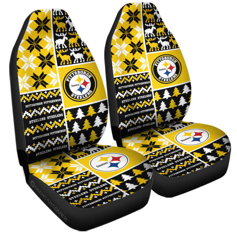 Pittsburgh Steelers Car Seat Covers Custom Ugly Style Car Accessories
