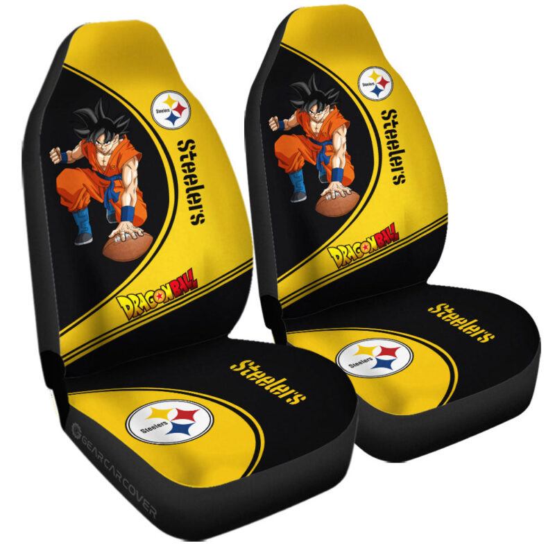 Pittsburgh Steelers Car Seat Covers Goku Car Accessories For Fans