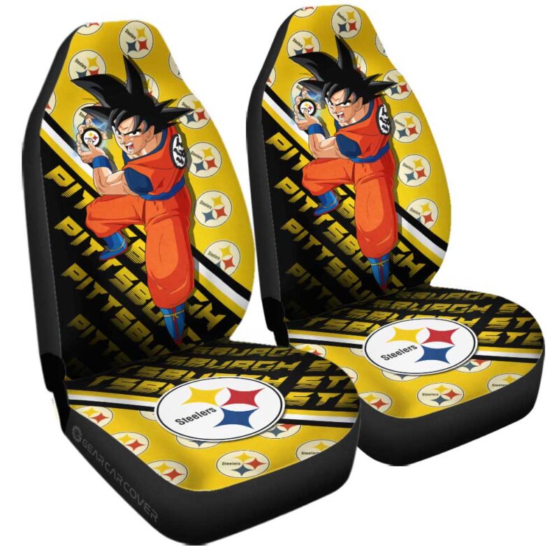 Pittsburgh Steelers Car Seat Covers Goku Car Accessories For Fans