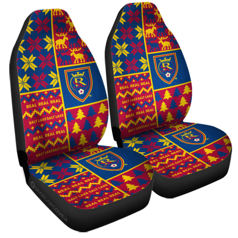 Real Salt Lake Car Seat Covers Custom Ugly Style Car Accessories