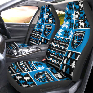 San Jose Earthquakes Car Seat Covers Custom Ugly Style Car Accessories