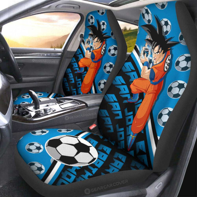 San Jose Earthquakes Car Seat Covers Goku Car Accessories For Fans