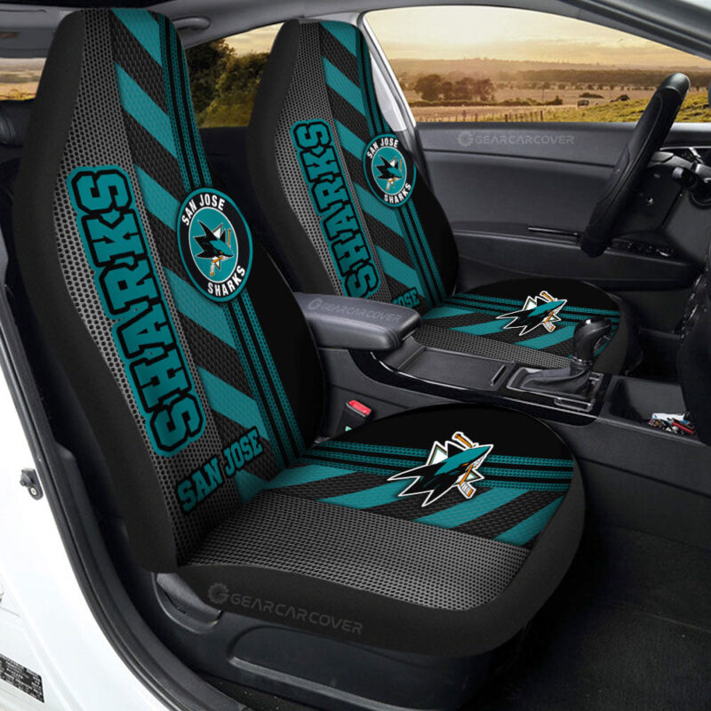 San Jose Sharks Car Seat Covers Custom Car Accessories