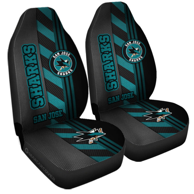 San Jose Sharks Car Seat Covers Custom Car Accessories