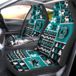 San Jose Sharks Car Seat Covers Custom Ugly Style Car Accessories