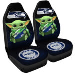 Seattle Seahawks Car Seat Covers Baby Yoda Car Accessories For Fan