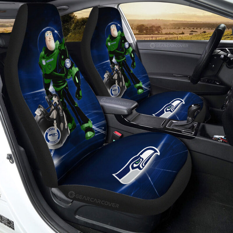 Seattle Seahawks Car Seat Covers Buzz Lightyear Car Accessories For Fan
