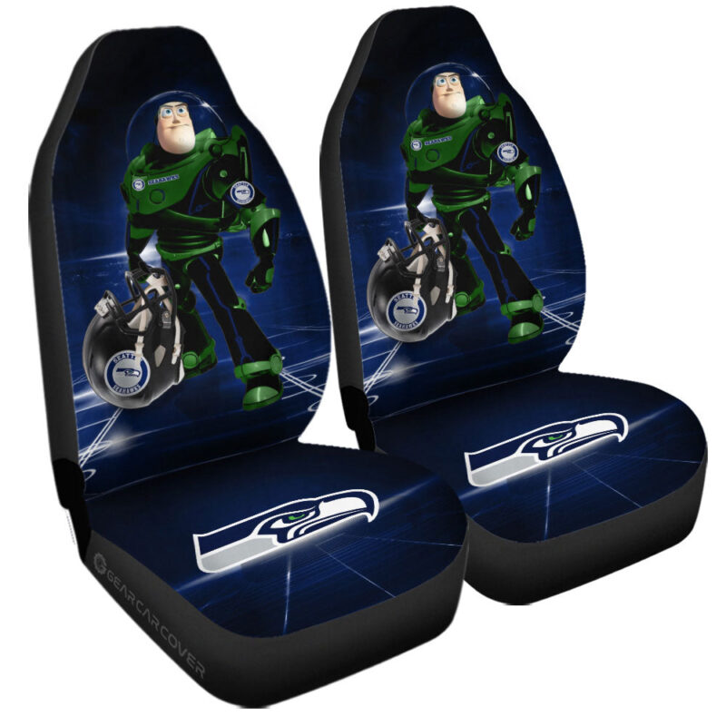 Seattle Seahawks Car Seat Covers Buzz Lightyear Car Accessories For Fan