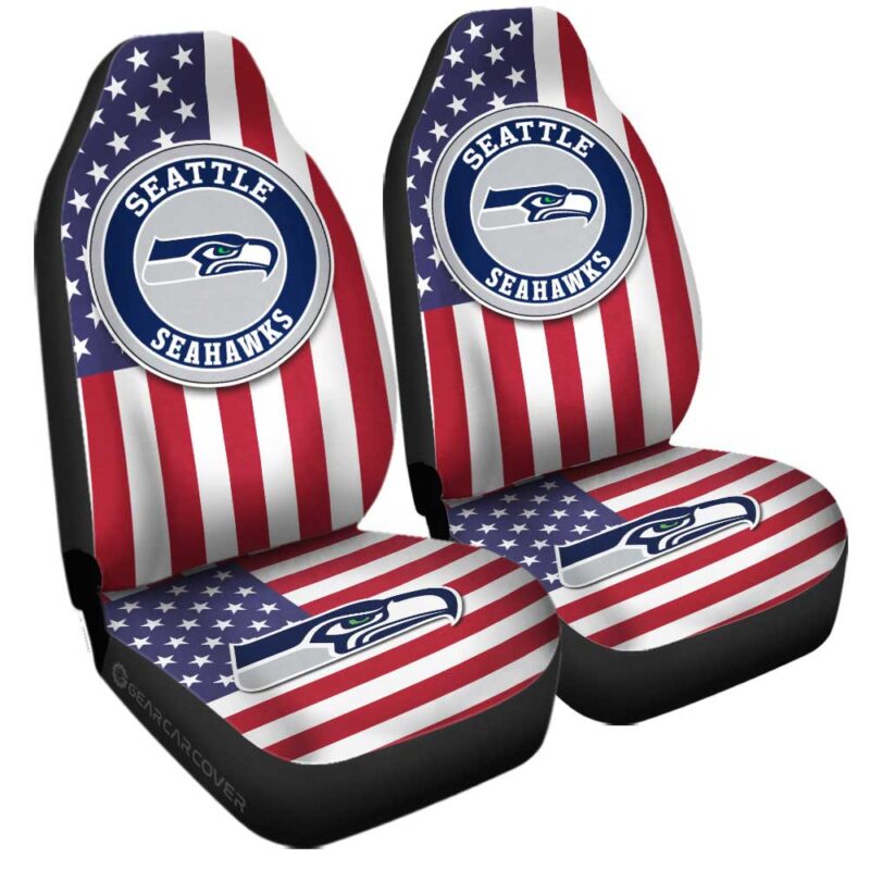 Seattle Seahawks Car Seat Covers Custom Car Decor Accessories