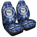 Seattle Seahawks Car Seat Covers Custom Tie Dye Car Accessories