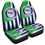 Seattle Seahawks Car Seat Covers Custom US Flag Style