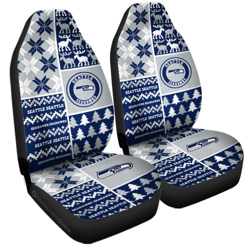 Seattle Seahawks Car Seat Covers Custom Ugly Style Car Accessories