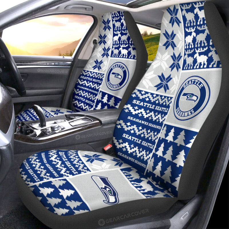 Seattle Seahawks Car Seat Covers Custom Ugly Style Car Accessories