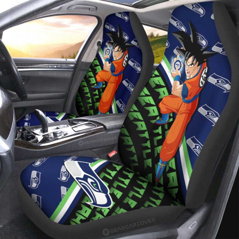 Seattle Seahawks Car Seat Covers Goku Car Accessories For Fans