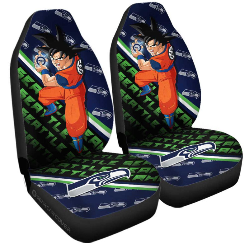 Seattle Seahawks Car Seat Covers Goku Car Accessories For Fans