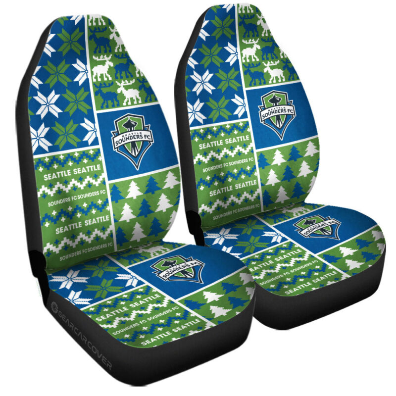 Seattle Sounders FC Car Seat Covers Custom Ugly Style Car Accessories