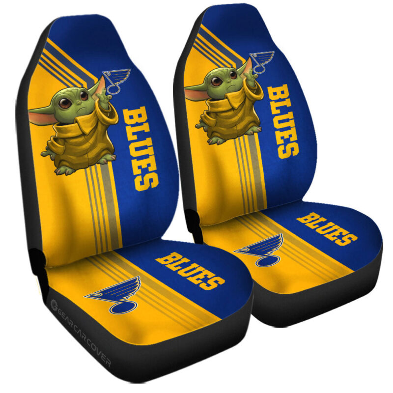 St Louis Blues Car Seat Covers Baby Yoda Car Accessories