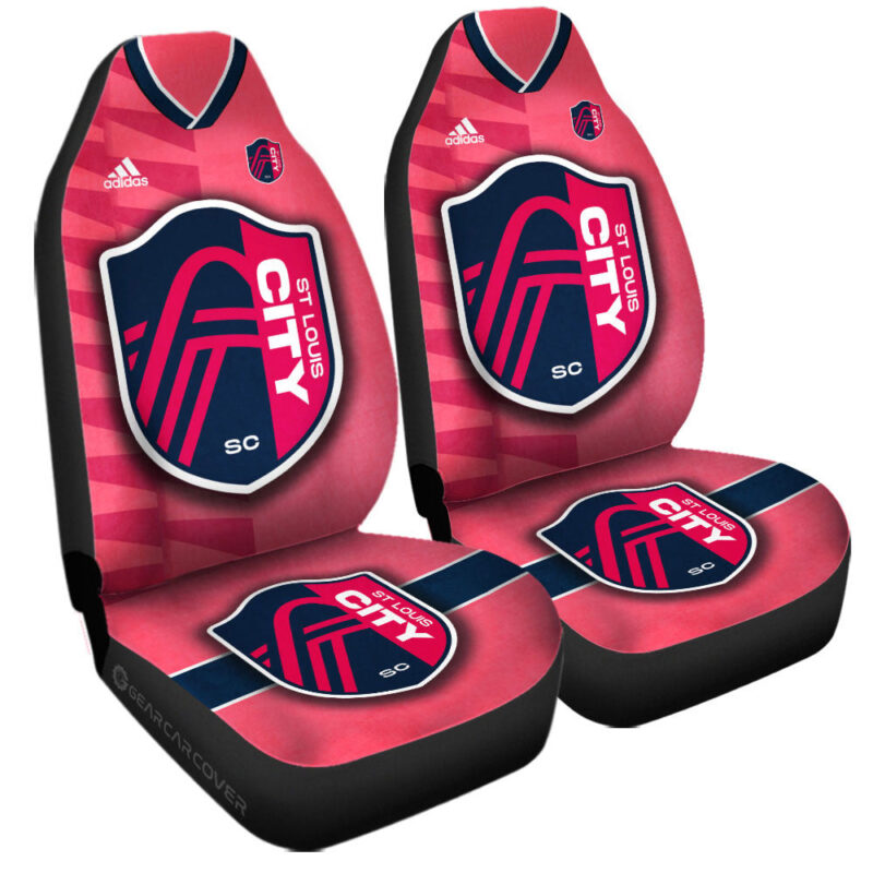 St Louis City SC Car Seat Covers Custom Car Accessories For Fans