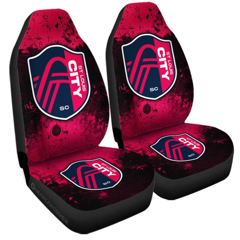 St Louis City SC Car Seat Covers Custom Car Accessories