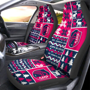 St Louis City SC Car Seat Covers Custom Ugly Style Car Accessories