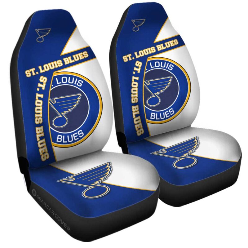 St. Louis Blues Car Seat Covers Custom Car Accessories For Fans