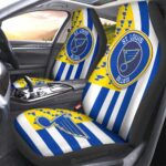 St. Louis Blues Car Seat Covers Custom US Flag Style