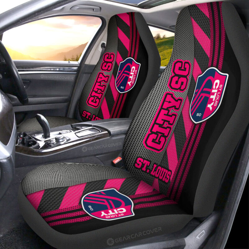 St. Louis City SC Car Seat Covers Custom Car Accessories