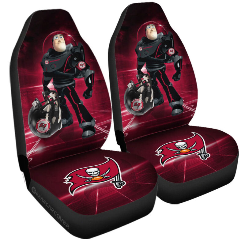 Tampa Bay Buccaneers Car Seat Covers Buzz Lightyear Car Accessories For Fan