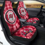 Tampa Bay Buccaneers Car Seat Covers Custom Tie Dye Car Accessories