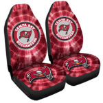 Tampa Bay Buccaneers Car Seat Covers Custom Tie Dye Car Accessories