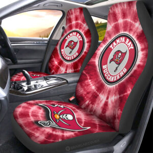 Tampa Bay Buccaneers Car Seat Covers Custom Tie Dye Car Accessories