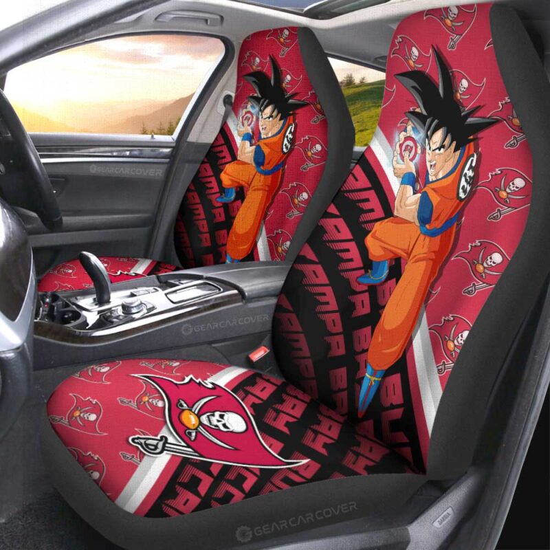 Tampa Bay Buccaneers Car Seat Covers Goku Car Accessories For Fans