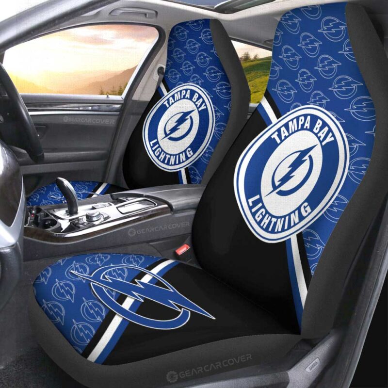 Tampa Bay Lightning Car Seat Covers Custom Car Accessories For Fans