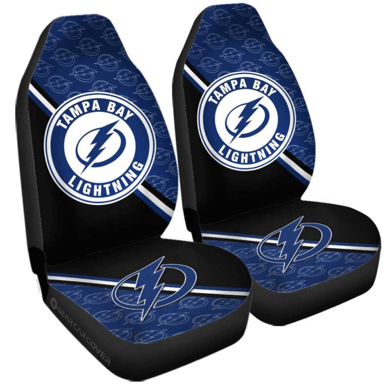 Tampa Bay Lightning Car Seat Covers Custom Car Accessories For Fans