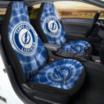 Tampa Bay Lightning Car Seat Covers Custom Tie Dye Car Accessories