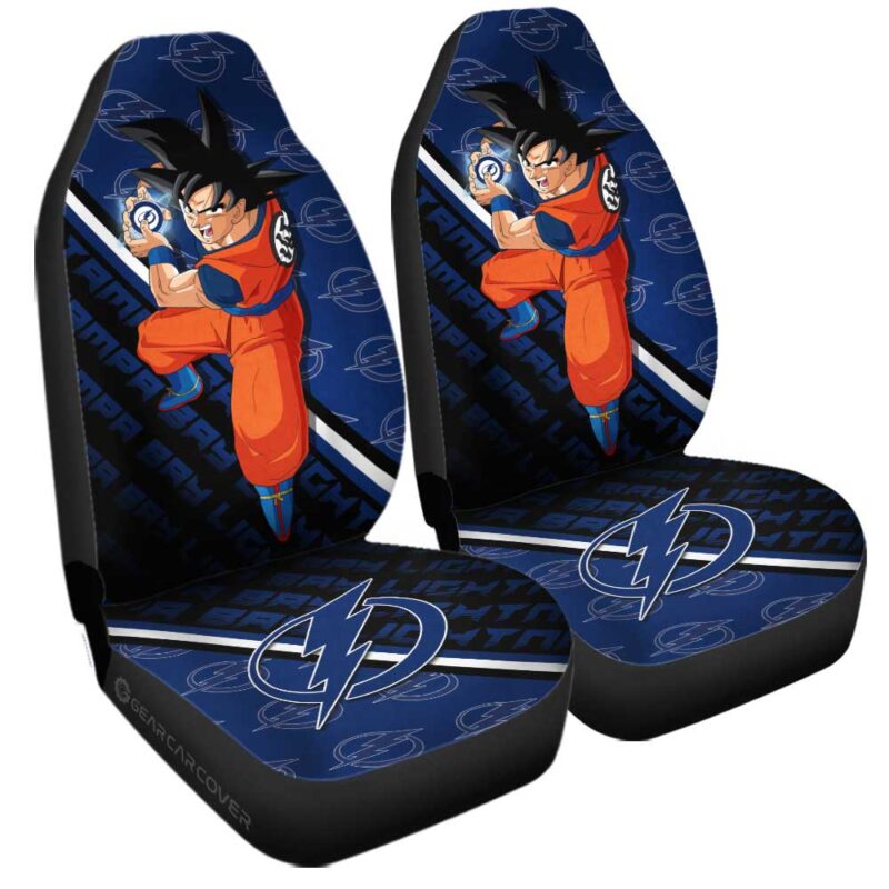 Tampa Bay Lightning Car Seat Covers Goku Car Decorations For Fans
