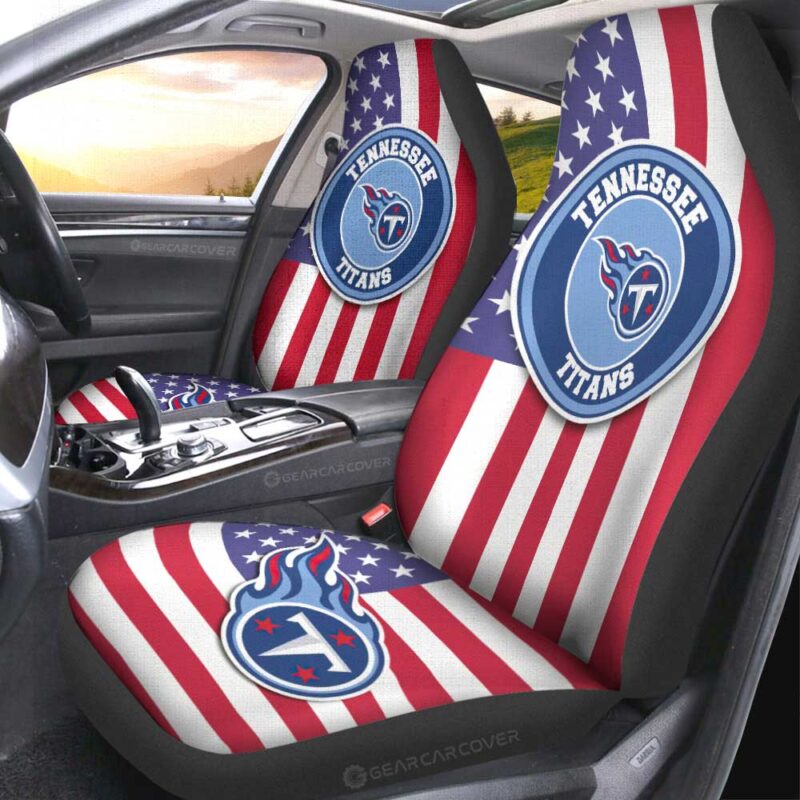 Tennessee Titans Car Seat Covers Custom Car Decor Accessories