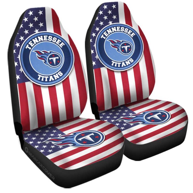 Tennessee Titans Car Seat Covers Custom Car Decor Accessories