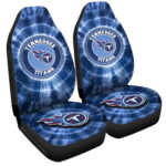 Tennessee Titans Car Seat Covers Custom Tie Dye Car Accessories