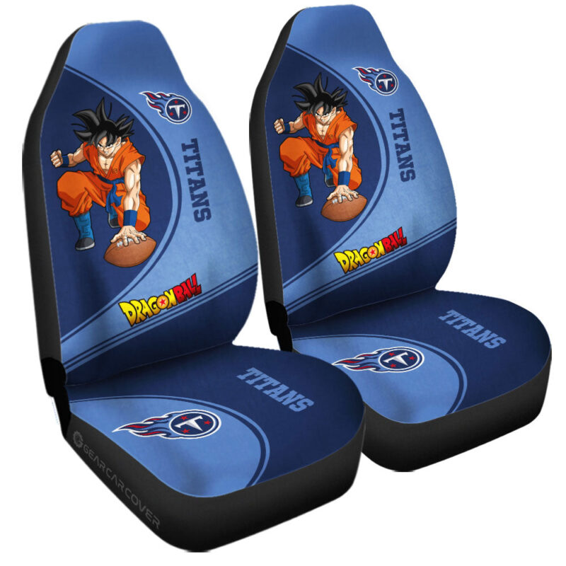 Tennessee Titans Car Seat Covers Goku Car Accessories For Fans