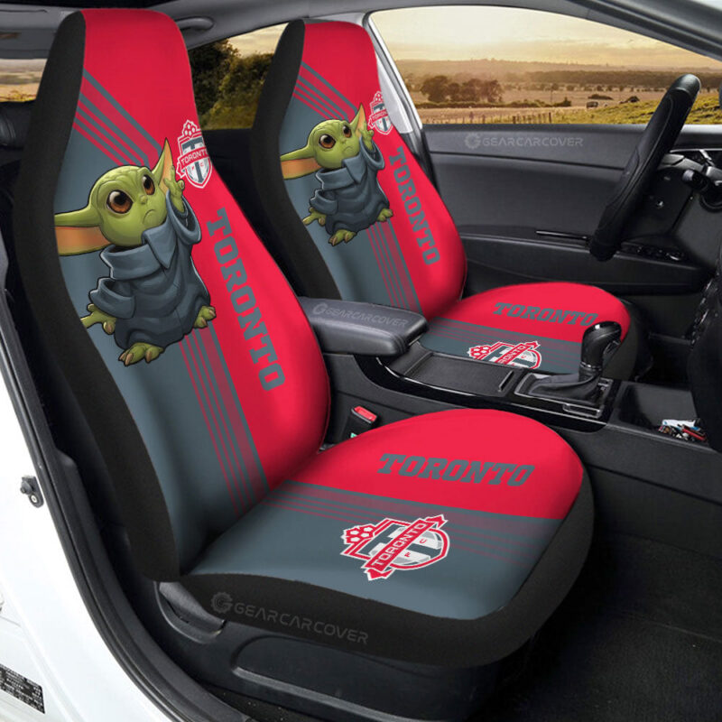 Toronto FC Car Seat Covers Baby Yoda Car Accessories