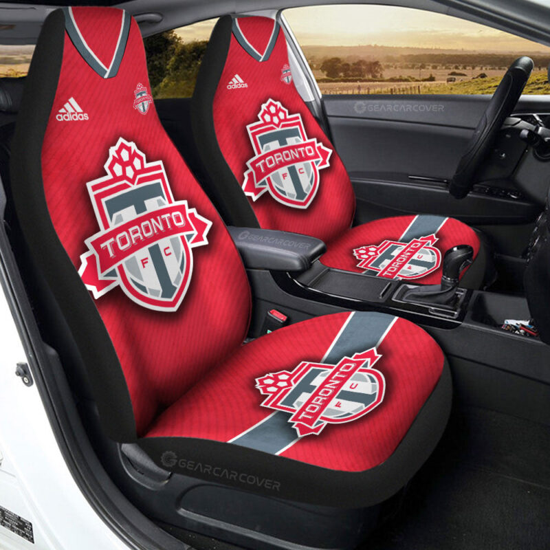 Toronto FC Car Seat Covers Custom Car Accessories For Fans