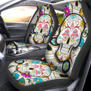 Toronto FC Car Seat Covers Custom Sugar Skull Car Accessories