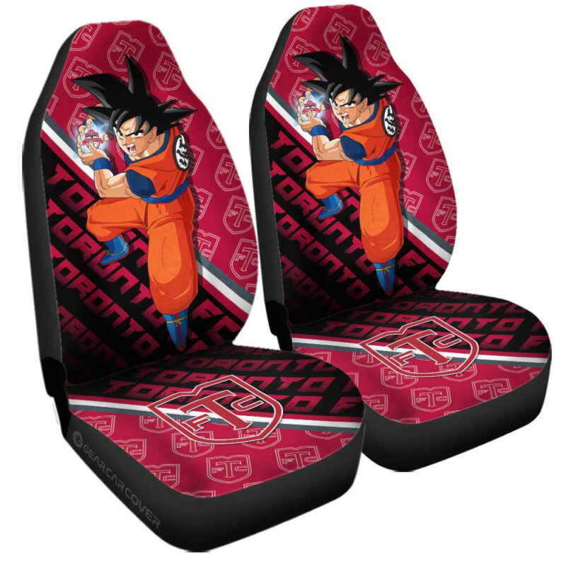 Toronto FC Car Seat Covers Goku Car Accessories For Fans