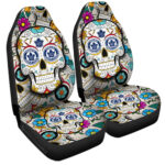 Toronto Maple Leafs Car Seat Covers Custom Sugar Skull Car Accessories