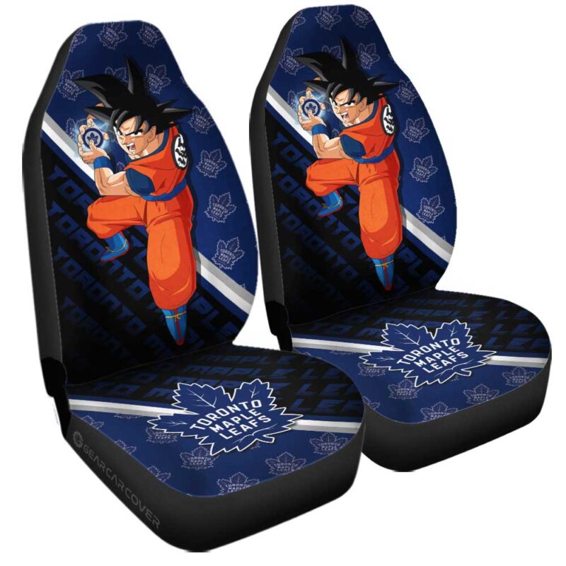 Toronto Maple Leafs Car Seat Covers Goku Car Decorations For Fans