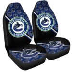 Vancouver Canucks Car Seat Covers Custom Car Accessories For Fans